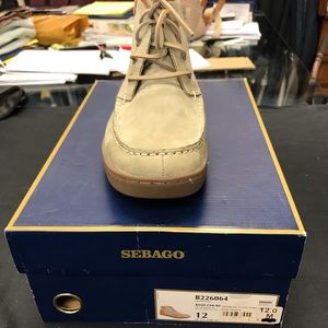New sebago leather upper in original box